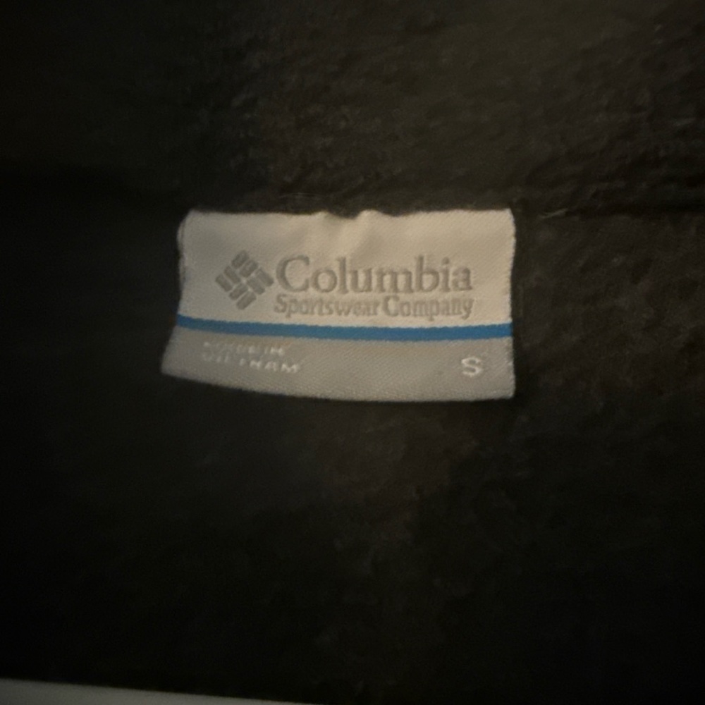 Columbia women’s small Dark Gray Fleece Jacket - Picture 2 of 3